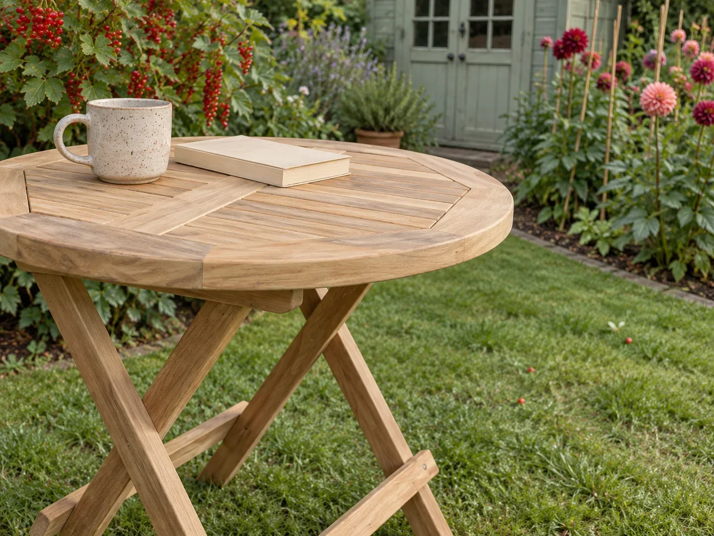 Picnic ronde klaptafel — AJOT-112